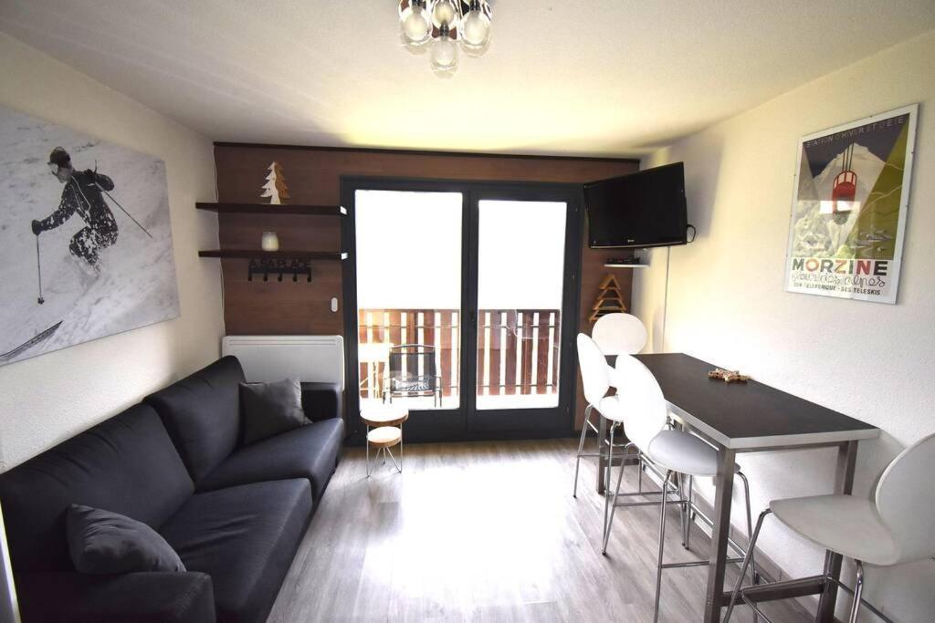 Au Pied Des Pistes B31, Chaleureux Studio 4 Pers, Vue Sur La Vallee Imprenable Avec Wifi, Draps Non Compris Saint-Jean-dʼAulps Eksteriør billede