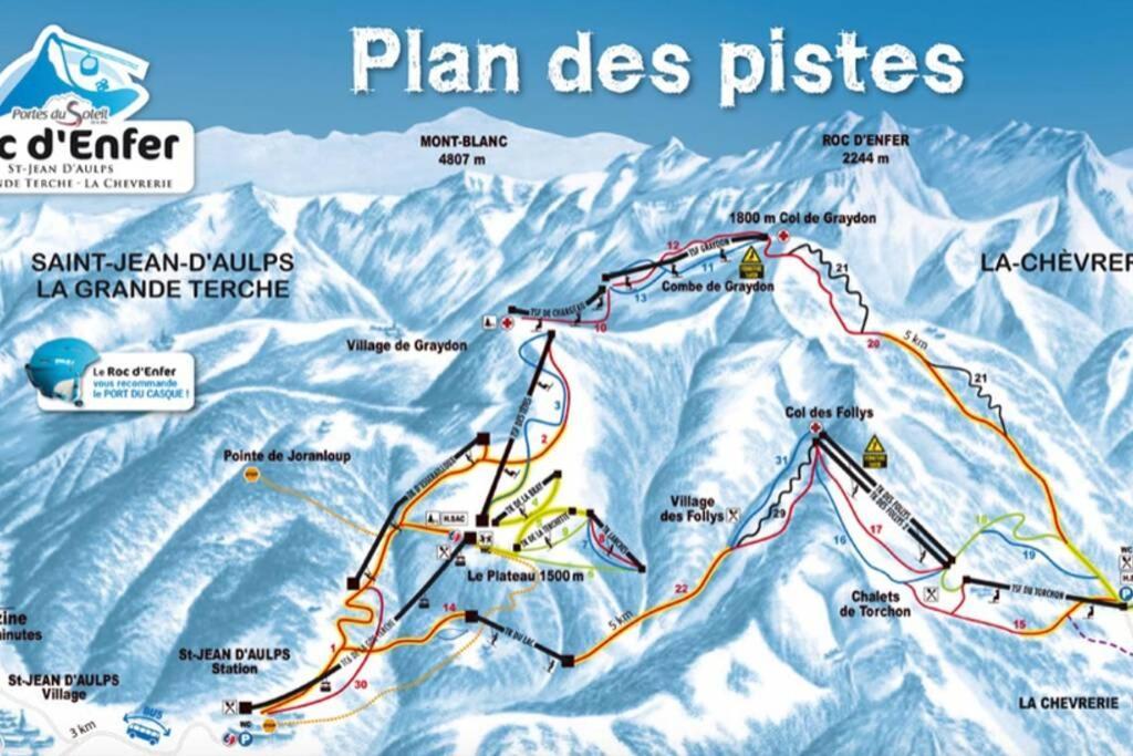 Au Pied Des Pistes B31, Chaleureux Studio 4 Pers, Vue Sur La Vallee Imprenable Avec Wifi, Draps Non Compris Saint-Jean-dʼAulps Eksteriør billede